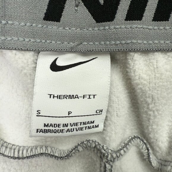 Nike THERMA-FIT Joggers Men S Gray 30" Fleece Tapered Sweatpants DQ5405 - Picture 4 of 16